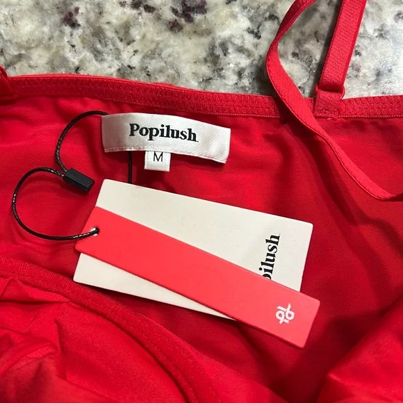 Popilush Shapewear Draped Bust Hourglass Corset Bodysuit, NWT, Size Medium - Picture 9 of 9